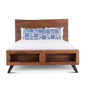 Nottingham Queen Bed in Walnut Finish