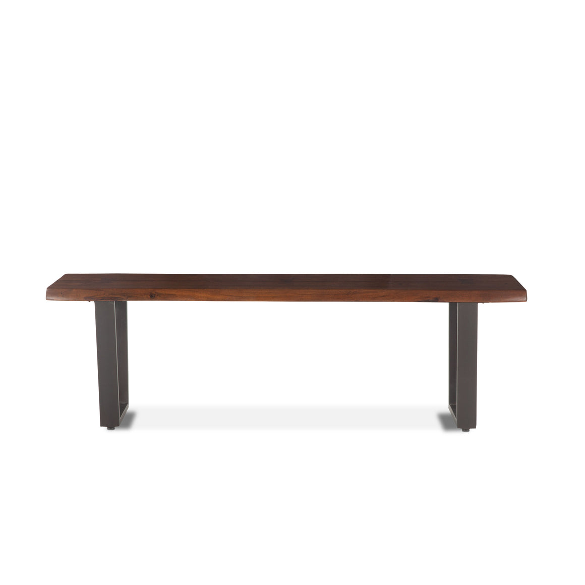 Belfrie 56" Bench in Acacia with Walnut Finish