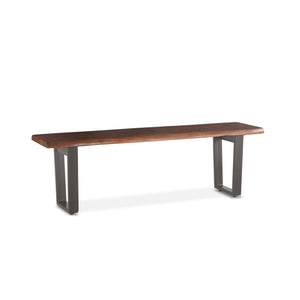 Belfrie 56" Bench in Acacia with Walnut Finish