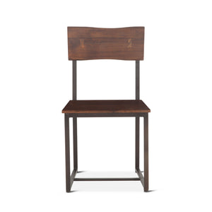 Belfrie Dining Chair in Walnut Finish