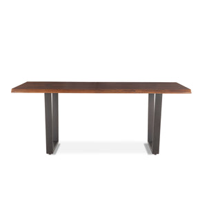 Belfrie 72" Dining Table in Acacia with Walnut Finish