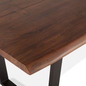 Belfrie 72" Dining Table in Acacia with Walnut Finish