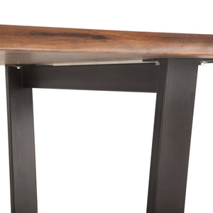 Belfrie 72" Dining Table in Acacia with Walnut Finish