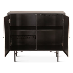 St. George 18" Bar Cabinet in Oxidized Black