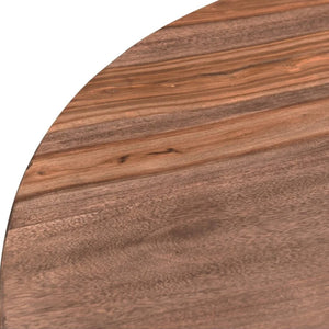 Acres 46" Sheesham Wood Round Dining in Brownstone
