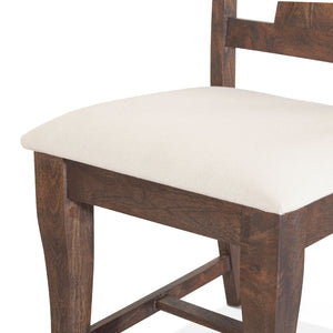 Toulon Upholstered Dining Chairs in Weathered Mango