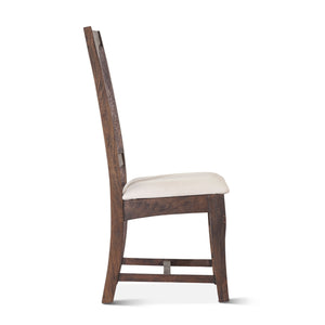 Toulon Upholstered Dining Chairs in Weathered Mango