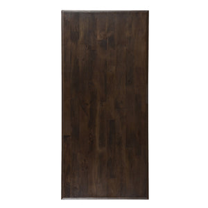 Toulon 84" Dining Table in Vintage Brown Finish