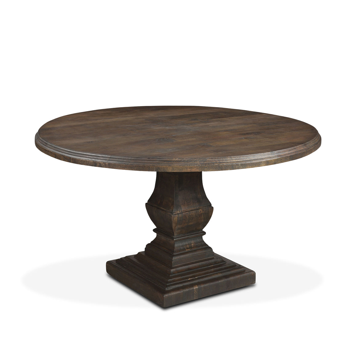 Toulon 48" Round Dining Table in Weathered Mango