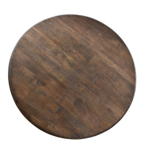 Toulon 48" Round Dining Table in Weathered Mango