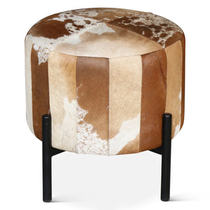 Charleston 20" Stool in Brown Hair on Hide