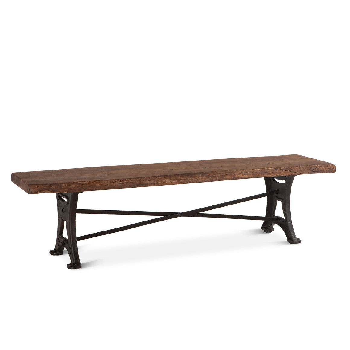 Blayne 70" Bench in Acacia with Walnut Finish