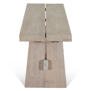 Acadia 79" Dining Bench in Oat