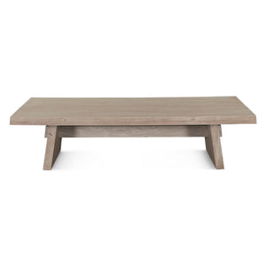 Acadia 58" Coffee Table in Oat