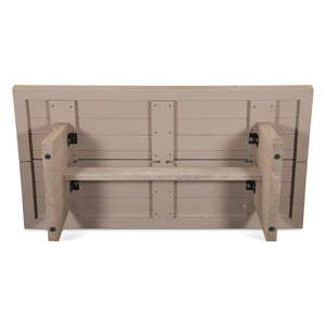 Acadia 58" Coffee Table in Oat
