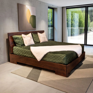 Acadia King Bed in Coffee Bean