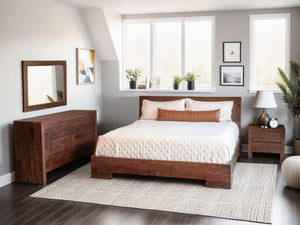 Acadia King Bed in Coffee Bean
