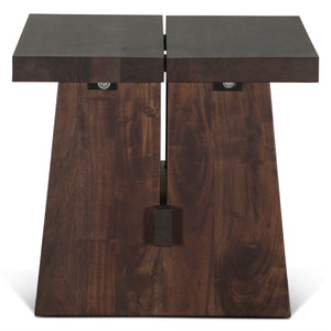 Acadia Side Table in Coffee Bean