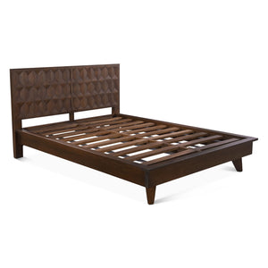 Lisbon King Bed in Royal Brown