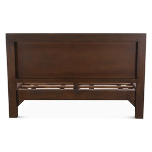 Lisbon King Bed in Royal Brown