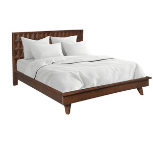 Lisbon King Bed in Royal Brown