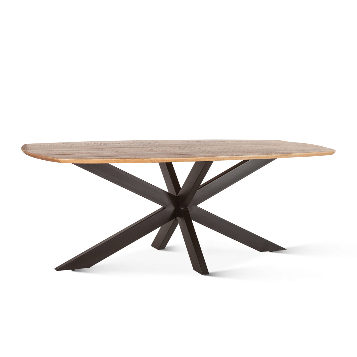 Santa Margherita 82" Dining Table in Mango Wood and Iron