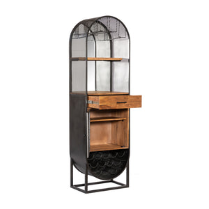 Mescalero Bar Cabinet in Iron and Mango Wood