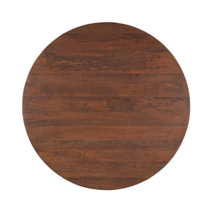 Vallarta 48" Carved Gathering Table in Mango Wood with Two Toned Finish