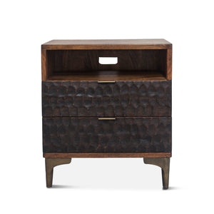 Vallarta Night Chest in Mango Wood with Two Tone Finish