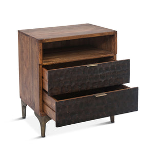 Vallarta Night Chest in Mango Wood with Two Tone Finish