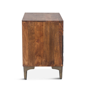 Vallarta Night Chest in Mango Wood with Two Tone Finish