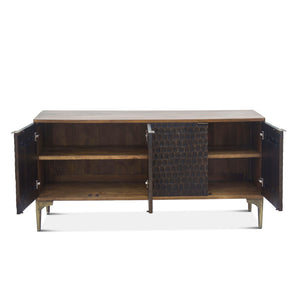 Vallarta 66" Sideboard in Mango Wood with Two Tone Finish