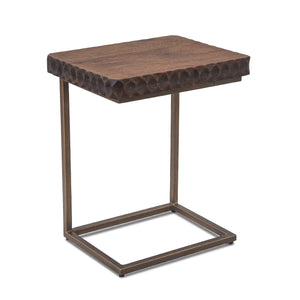 Vallarta Side Table in Mango Wood with Two Tone Finish