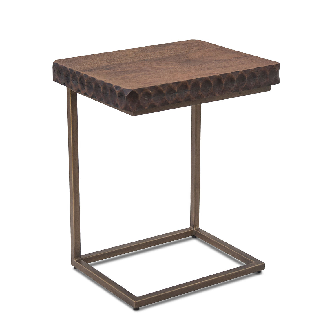 Vallarta Side Table in Mango Wood with Two Tone Finish