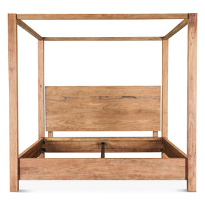 Mesa Canopy Queen Bed in Brushed Acacia