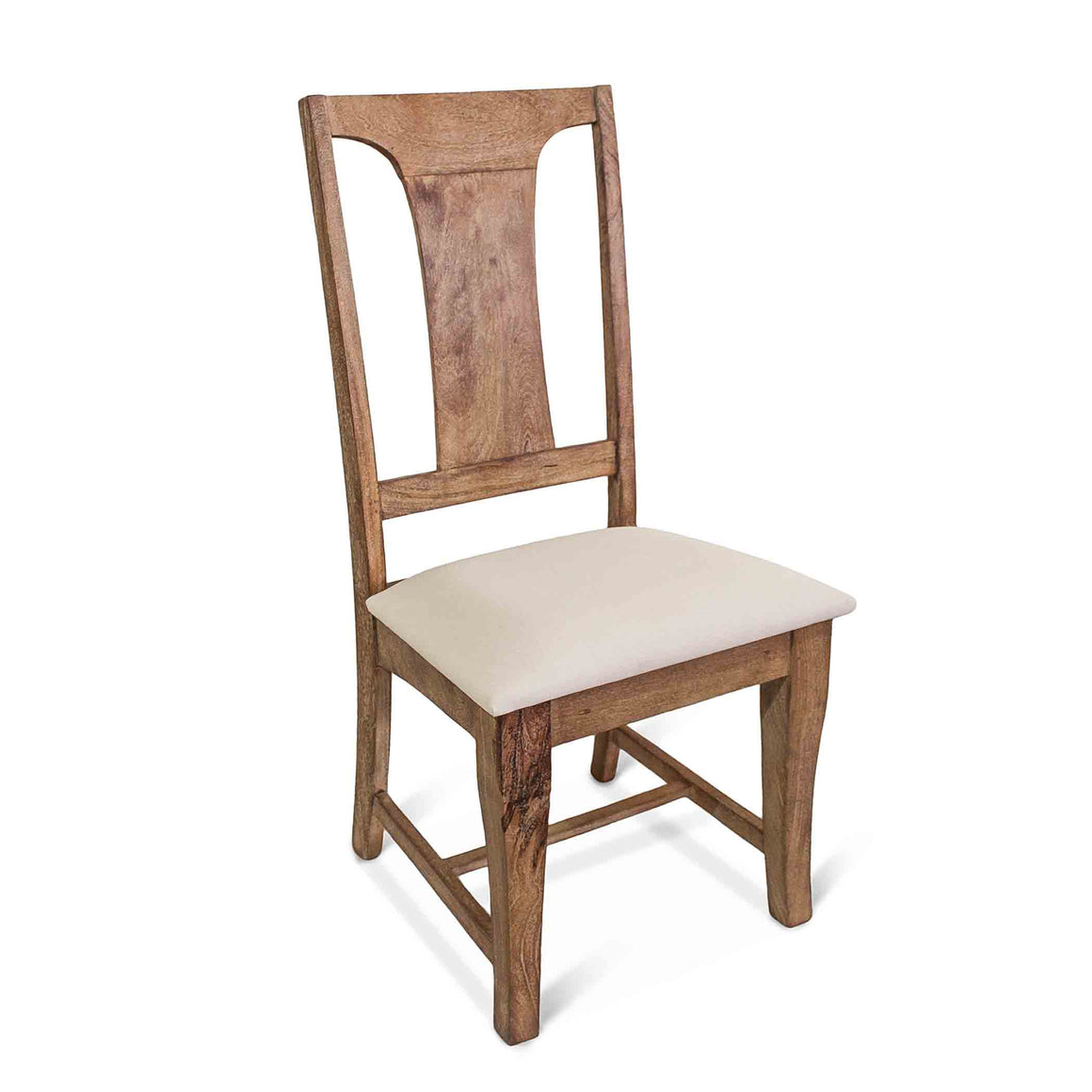 Pengrove Dining Chair in Cream Linen and Antique Oak