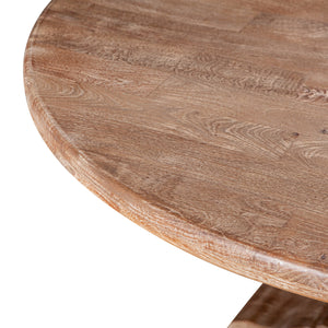 Pengrove 60" Round Dining Table in Antique Oak Finish