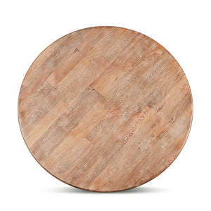 Pengrove 60" Round Dining Table in Antique Oak Finish