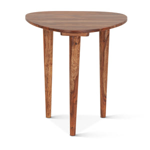 Arrey 23" Side Table in Indian Rosewood with Natural Finish