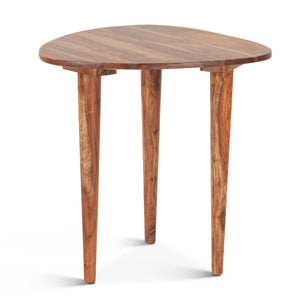 Arrey 23" Side Table in Indian Rosewood with Natural Finish
