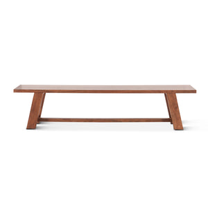 Stavanger 80" Bench in Cinnamon Brown Finish