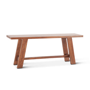 Stavanger 60" Counter Bench in Cinnamon Brown Finish