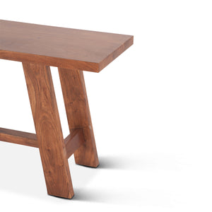Stavanger 60" Counter Bench in Cinnamon Brown Finish