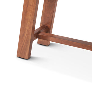 Stavanger 60" Counter Bench in Cinnamon Brown Finish