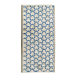 Alexandria 24" Side Table with Bone Inlay and Brass