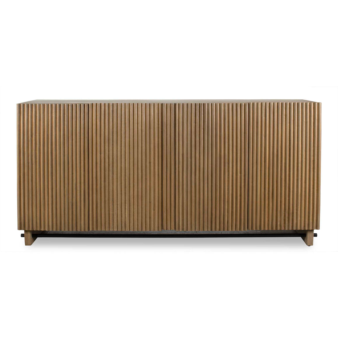 Uttermost Kellem Natural Wood 4 Door Cabinet