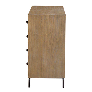 Uttermost Millard Curved 4 Drawer Chest