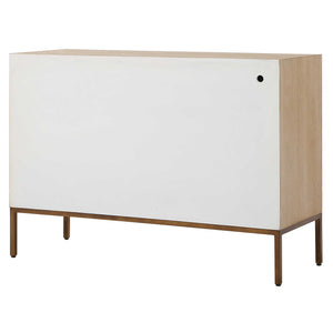 Uttermost Weimar 2 Door White Cabinet