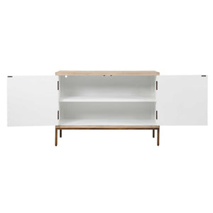 Uttermost Weimar 2 Door White Cabinet