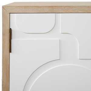 Uttermost Weimar 2 Door White Cabinet